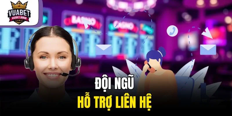 Đội ngũ hỗ trợ liên hệ 